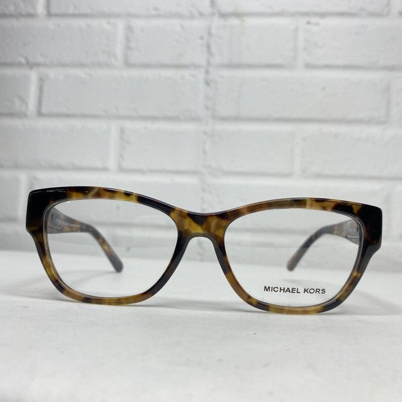 MICHAEL KORS MK4037 Lavender Orchard 3210 Havana Brown Eyeglasses 53-16 H2556 - Picture 1 of 8